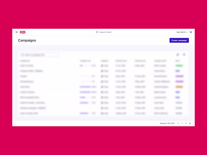 UX Design for Compliance Campaign Management