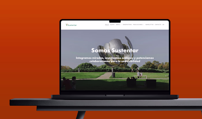 DISEÑO WEB INSTITUCIONAL - ONG "Sustentar"