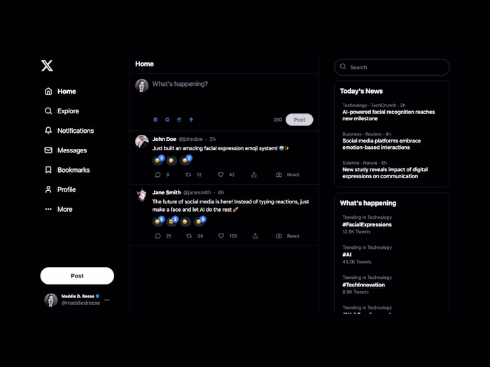 X Clone with Facial Recognition