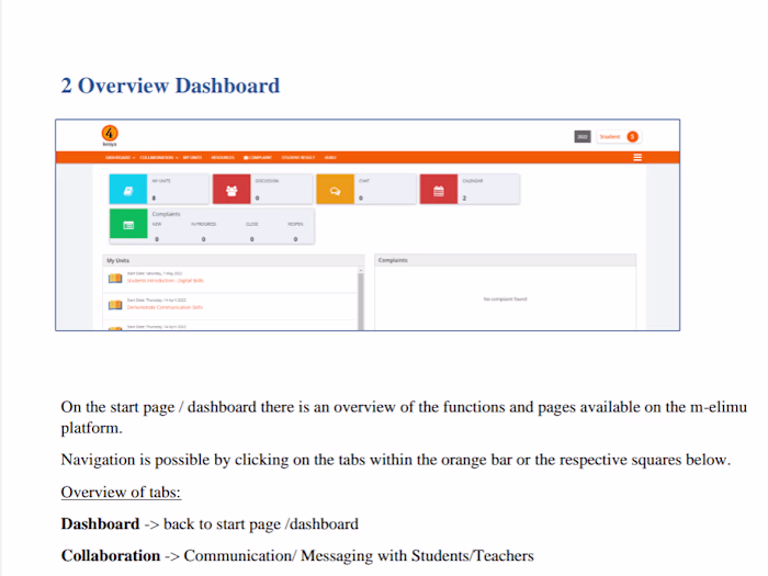 Comprehensive User Documentation for Melimu LMS