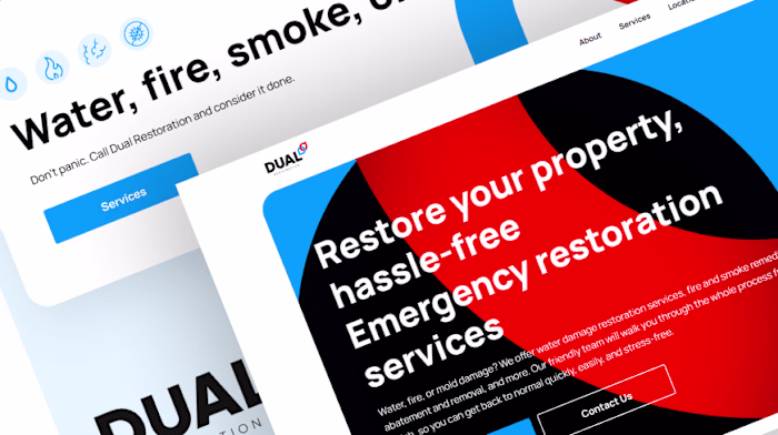 Marketing Website for a Restoration Company