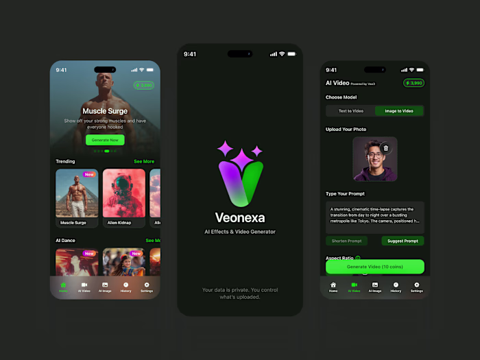 VeoNexa: AI Video & Photo Generator
