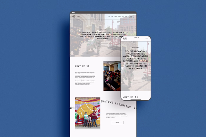 Website for Colorado Asian Pacific United