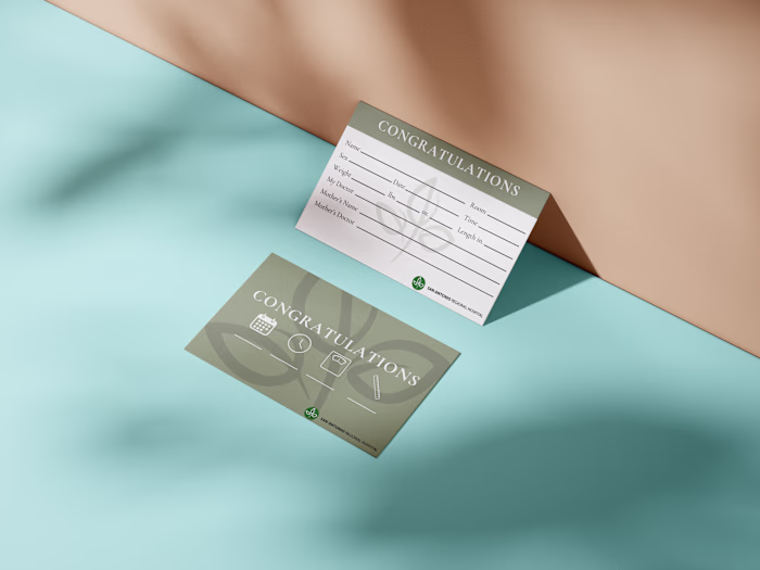 Birth Cards for San Antonio Regional Hospital (SARH)