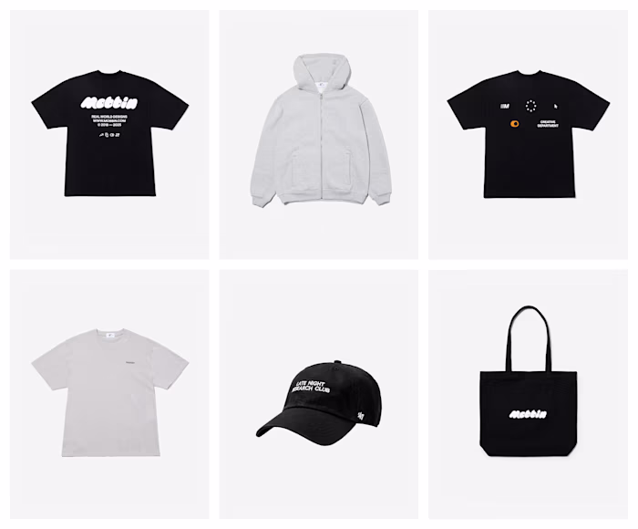 Mobbin launched a merch store