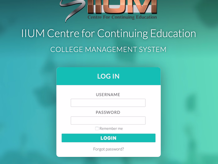 College Management System