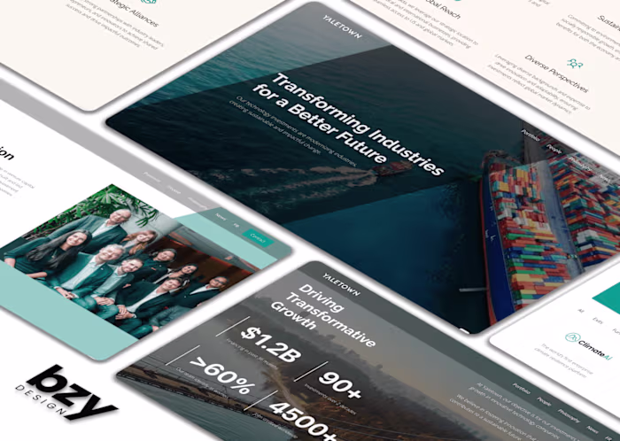 Yaletown: Venture Capital | Website Design