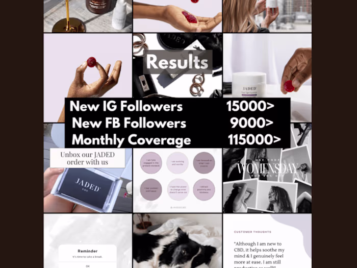 Jaded CBD Boosting Engagement and Brand Awareness