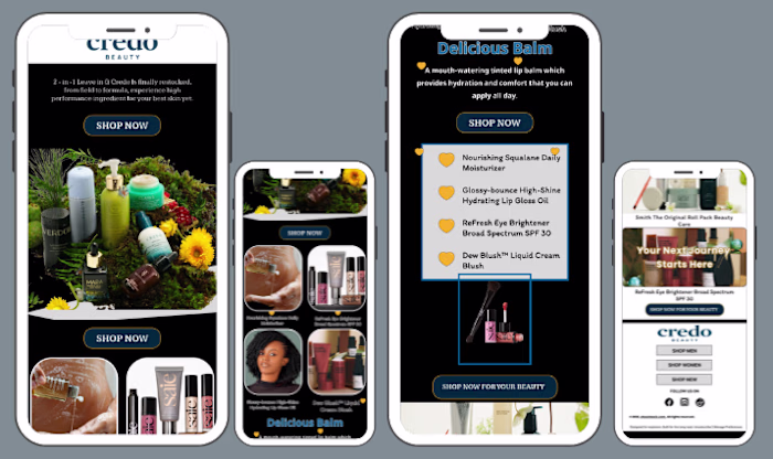 Klaviyo Email Campaign for Beauty Brand