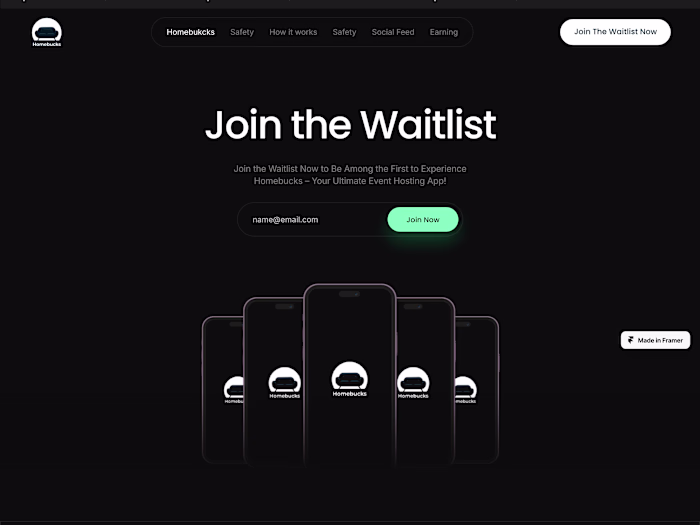 Responsive Landing Page Design with Framer