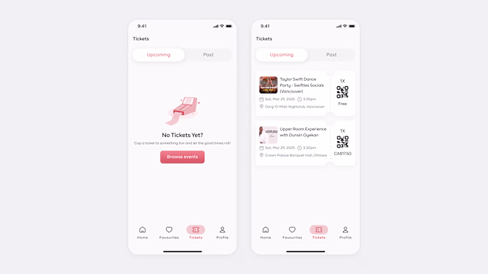 Currently building an event app, here is a snapshot of the e...
