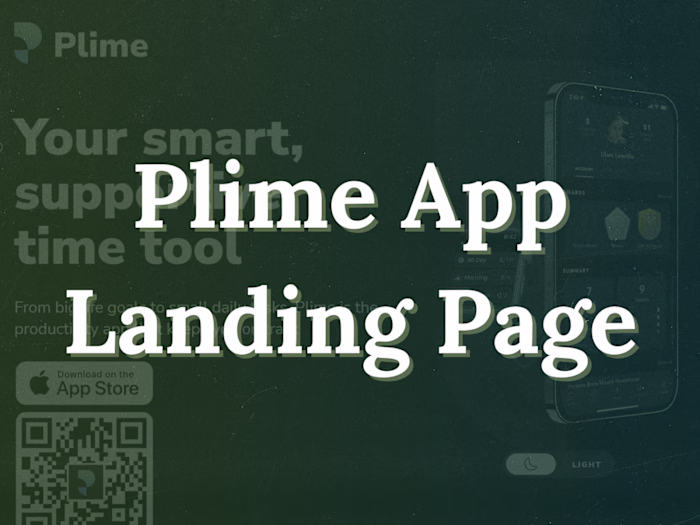 UX Design & Copywriting | App Landing Page