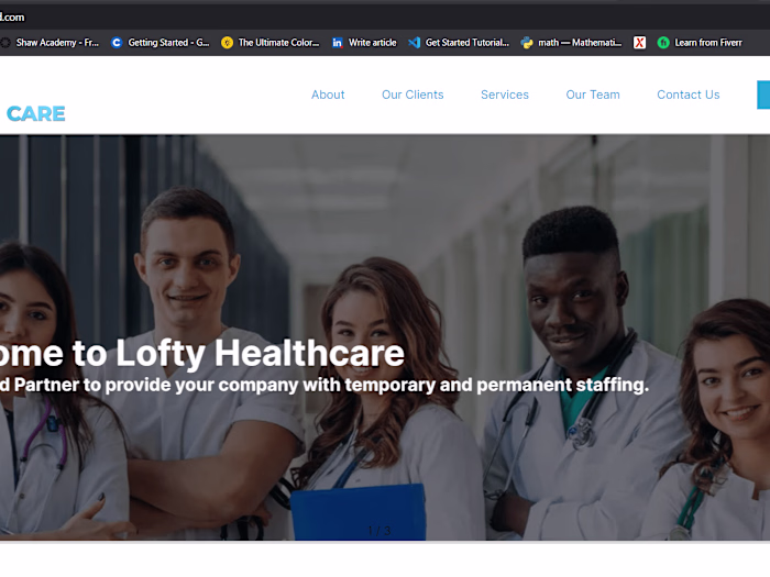 Lofty Healthcare Website