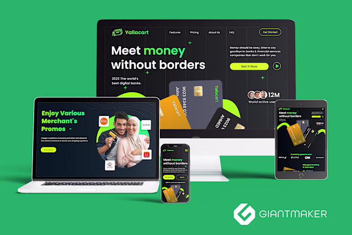 Yallacart Responsive Website Design: Meet Money Without Borders 