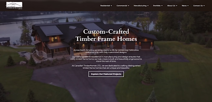 Timber Frame Home Crafting for Canadian Timberframes