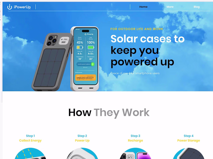 Solar Power Phone Case | iPowerUp | Charge Anywhere