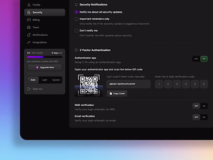 Setting up 2FA doesn’t have to feel complicated.