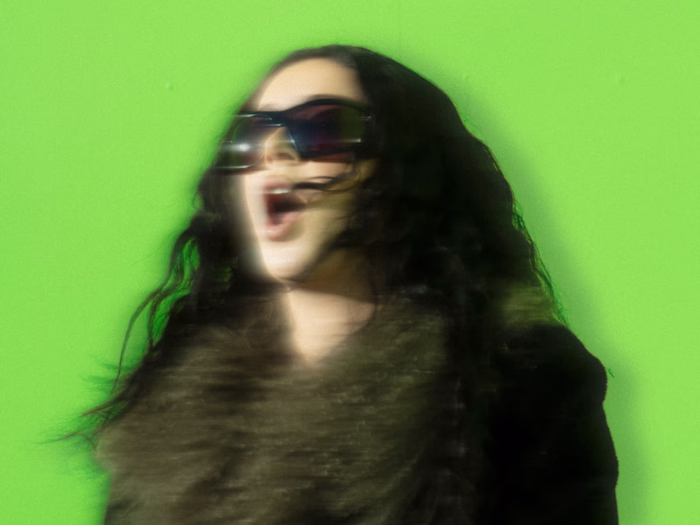 brat remix album party with Charli XCX