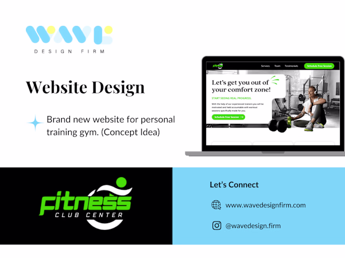 Website Design for Personal Training Gym