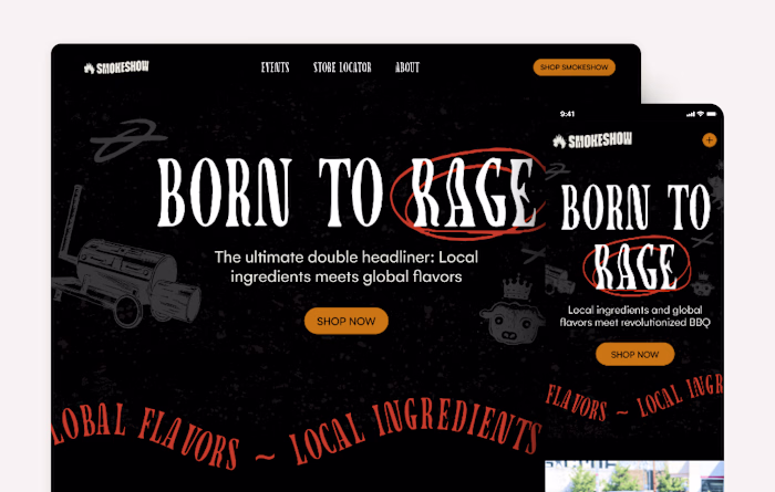 Webflow + Relume Design and Build for BBQ Company