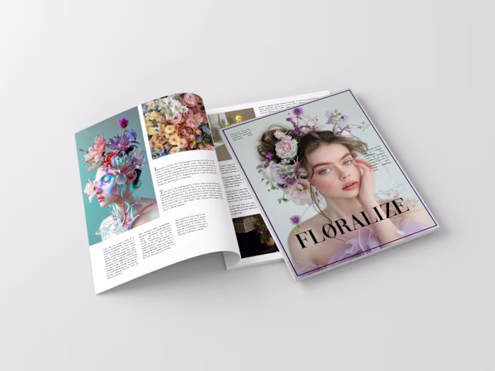 Floralize Magazine Design