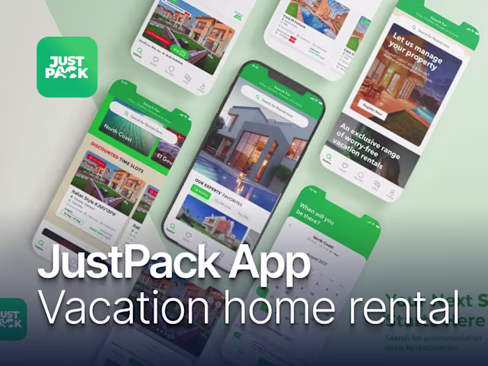 Mobile App, Rental Platform & Hospitality | JustPack 