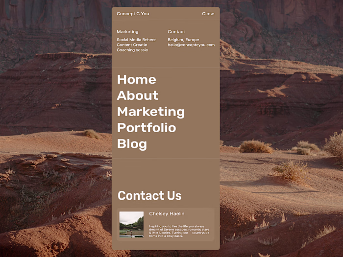 Concept C You | A social media marketer