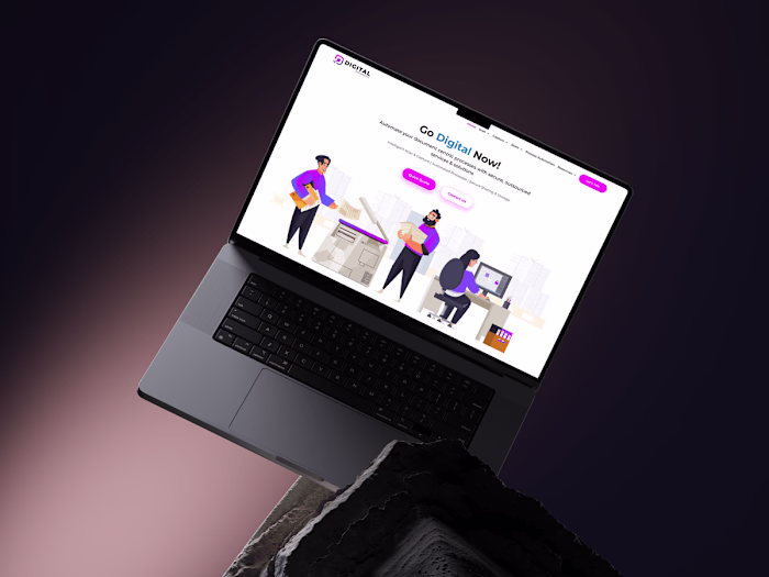 Digital documents website design and development