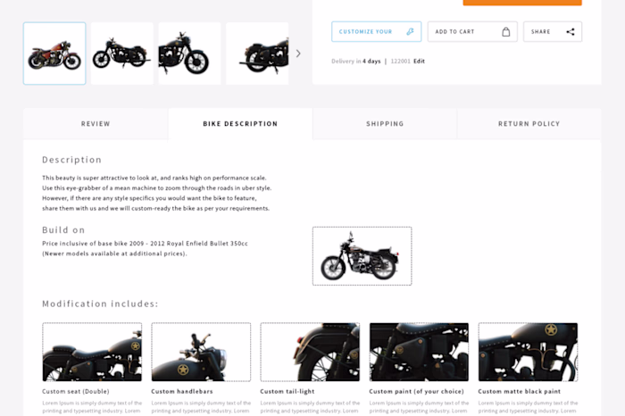 Mobile Web & Desktop Web Redesign for On Demand E-commerce