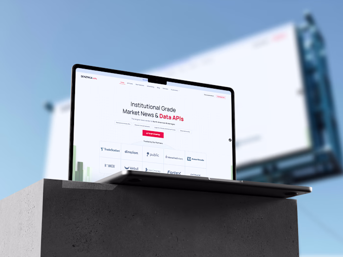 Benzinga APIs — Website Redesign, Migration & Dynamic Data I...