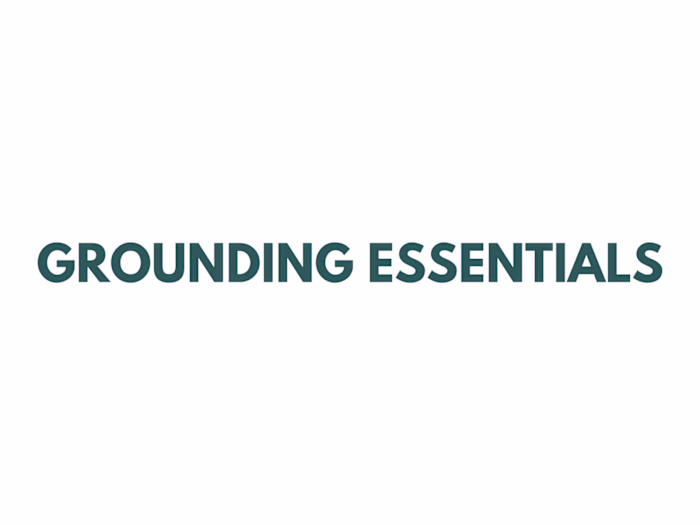 Grounding Essentials