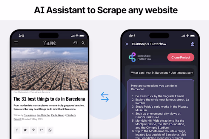 AI Assistant with BuildShip (on FlutterFlow Marketplace)