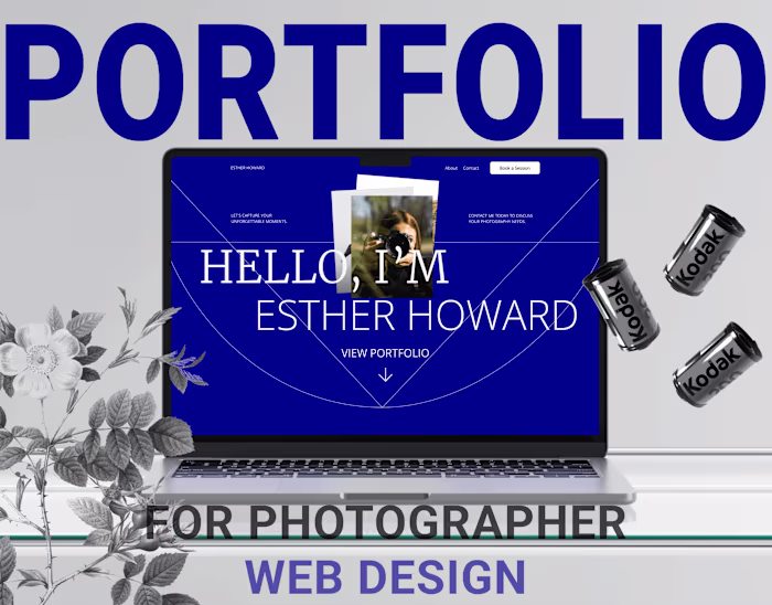 Portfolio for photographer | WEB DESIGN
