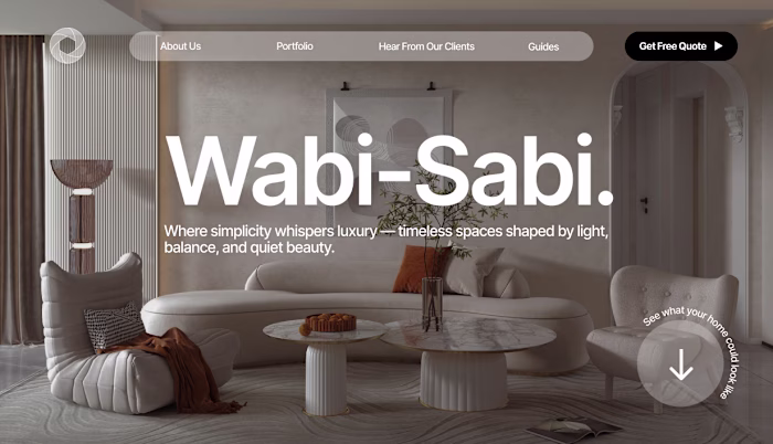 Website Redesign for Interior Design Studio😍