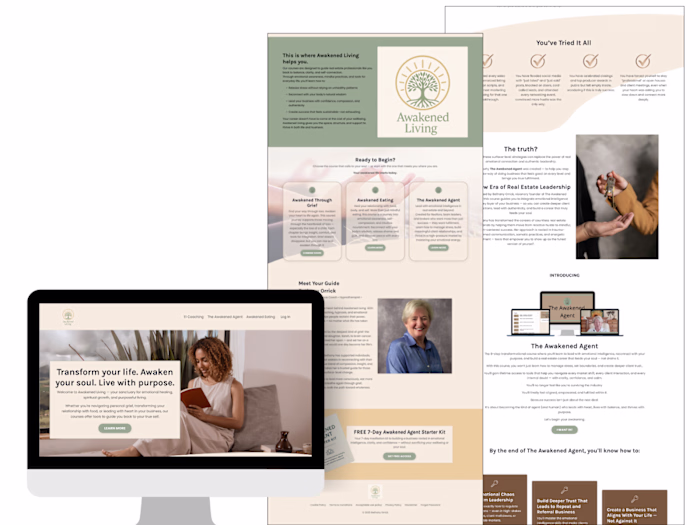 Website & Kajabi Build for a Real Estate Coach with a Mission