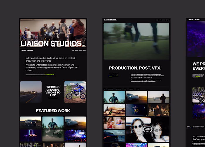 LA based video production studio website [coming soon]