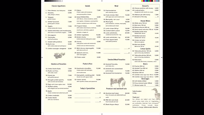 Greek to English Translation of a Menu and creation in InDesign 