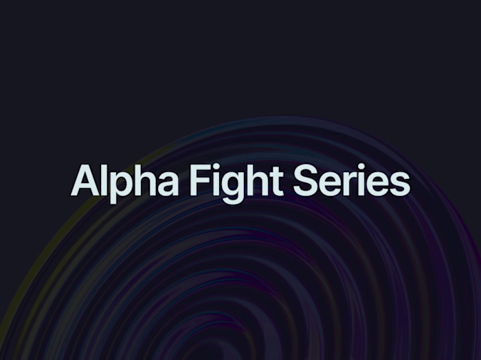 Landing Page for a Fight Event