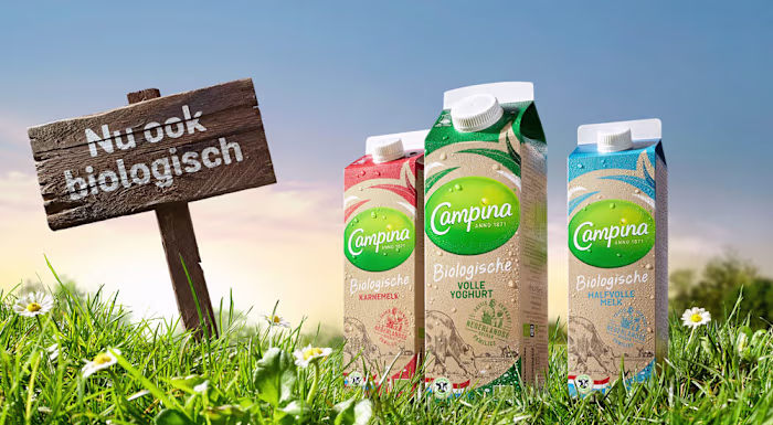 Campina Biologisch - Packaging Design