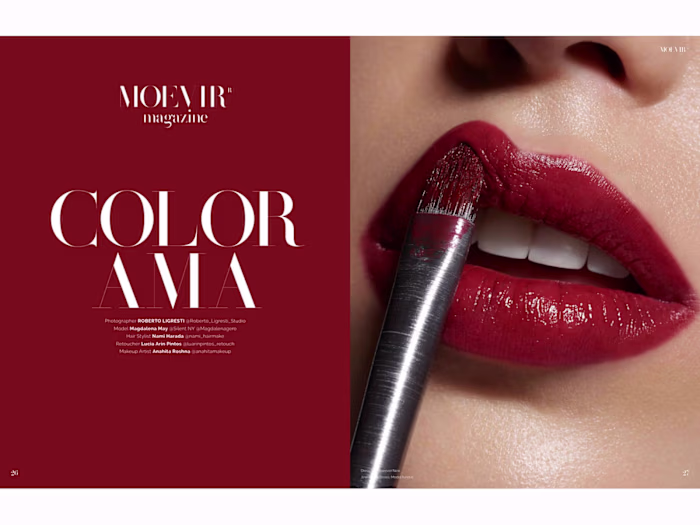 Editorial work. Moevir Magazine. 