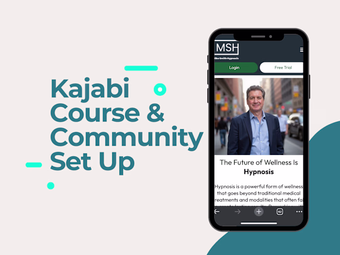 Kajabi Course & Community Setup for Habit Formation Brand