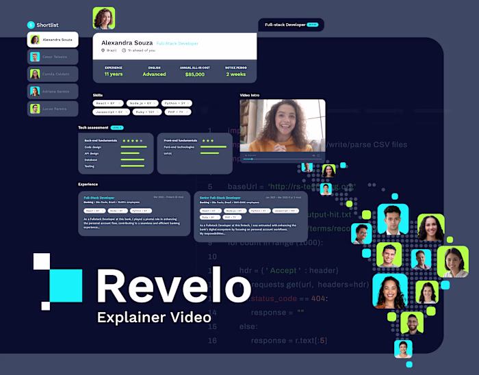 Custom Explainer Video for Tech Hiring Marketplace
