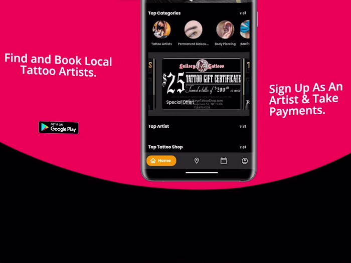 TattBook: Mobile Tattoo Booking & Appointments