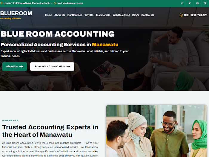 Blueroom Website Development