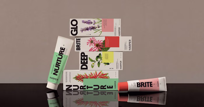 Harper Skincare: Gen Z Skincare brand and packaging