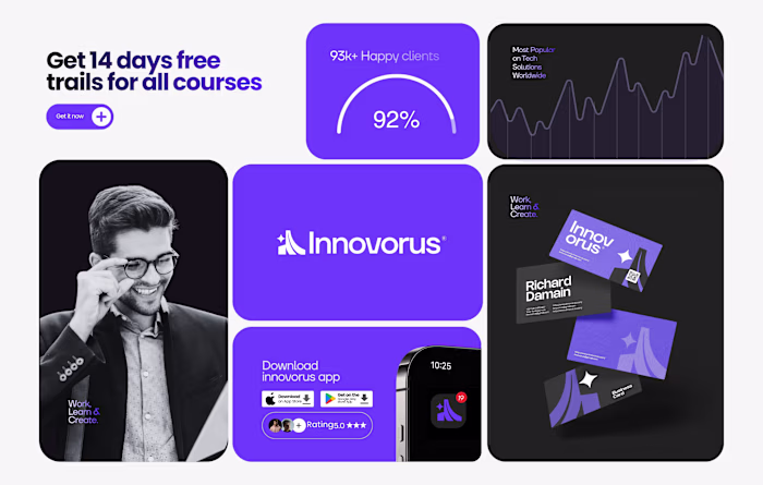 Just launched my new brand design for Innovorus A creative h...