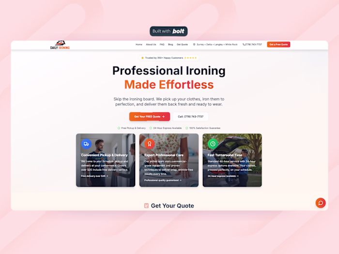 Daily Ironing Digital Experience Design and Development