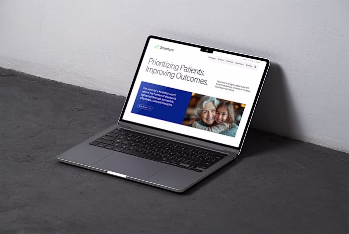 Scienture Landing Page