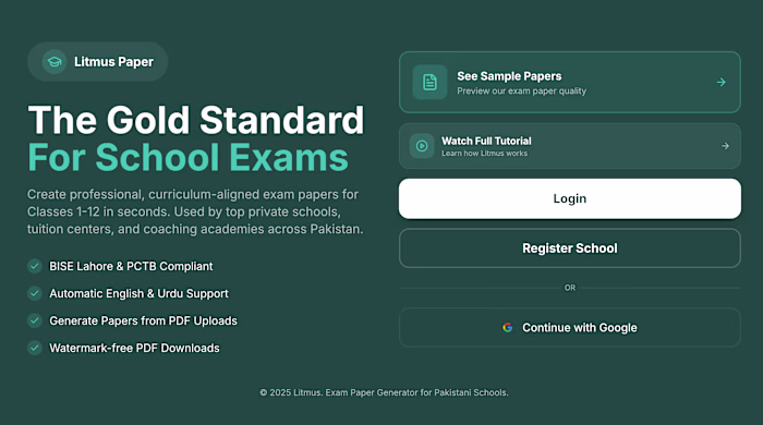 Daily school tests and term