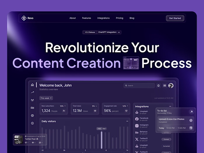 Revo - SaaS Framer Template